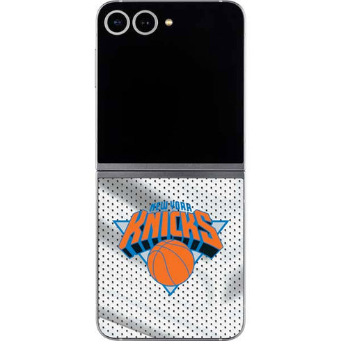 NBA New York Knicks Away Jersey Galaxy Z Flip6 Skin